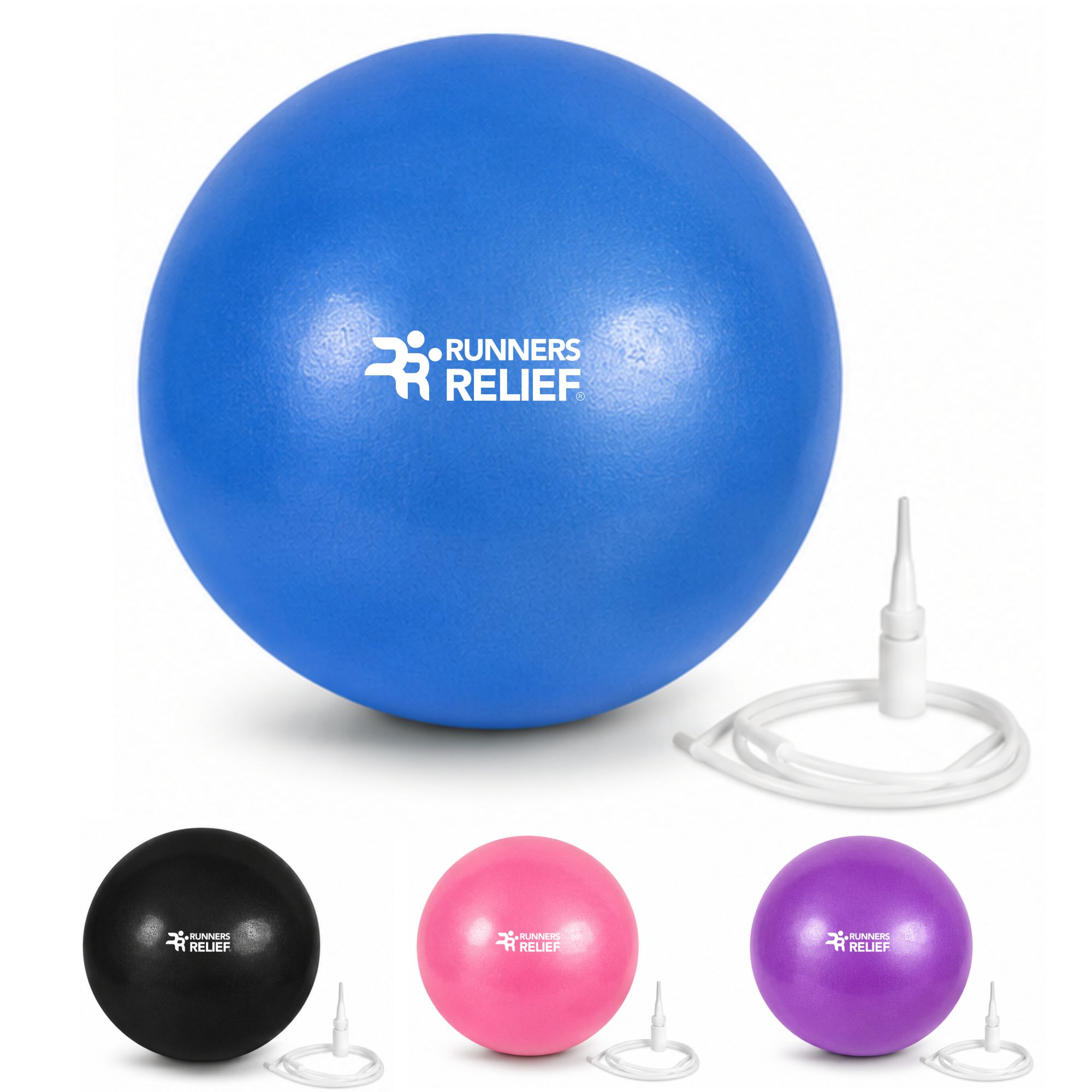 25cm Pilates Ball – Mini Exercise Ball for Pilates, Yoga & Core Training