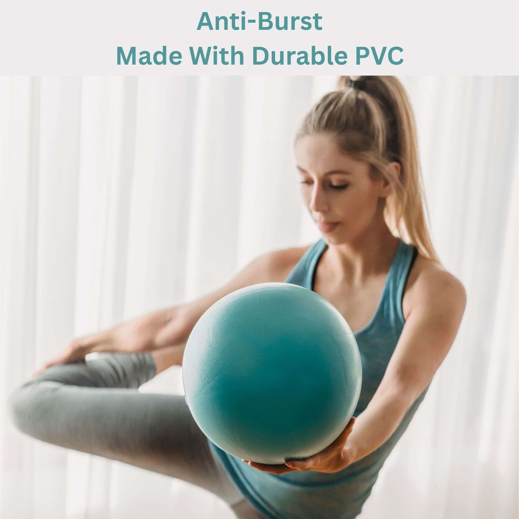 25cm Pilates Ball – Mini Exercise Ball for Pilates, Yoga & Core Training