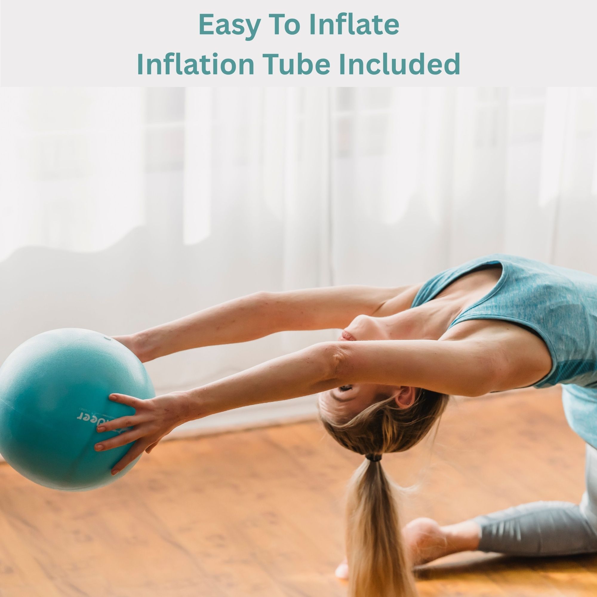 25cm Pilates Ball – Mini Exercise Ball for Pilates, Yoga & Core Training