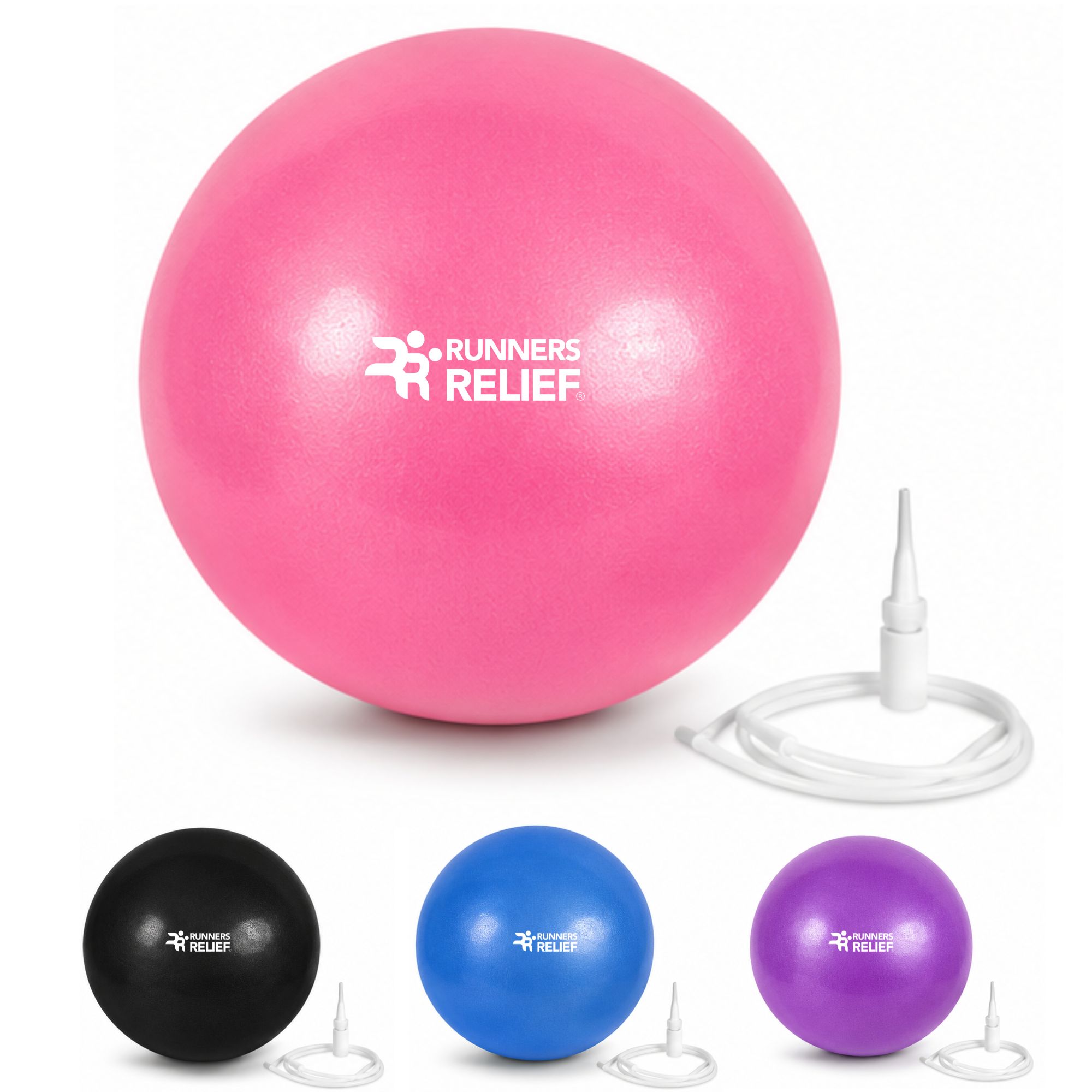 25cm Pilates Ball – Mini Exercise Ball for Pilates, Yoga & Core Training