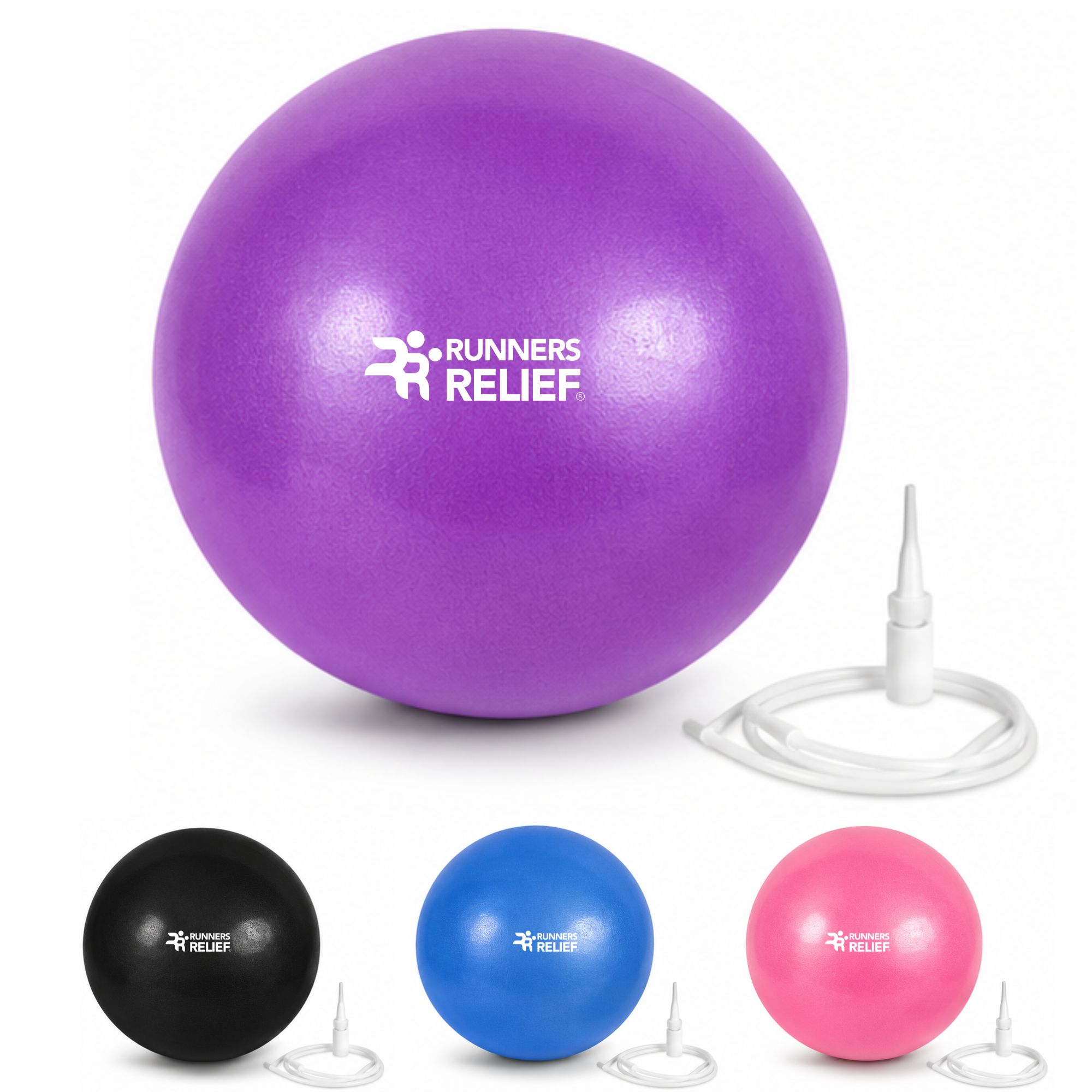 25cm Pilates Ball – Mini Exercise Ball for Pilates, Yoga & Core Training