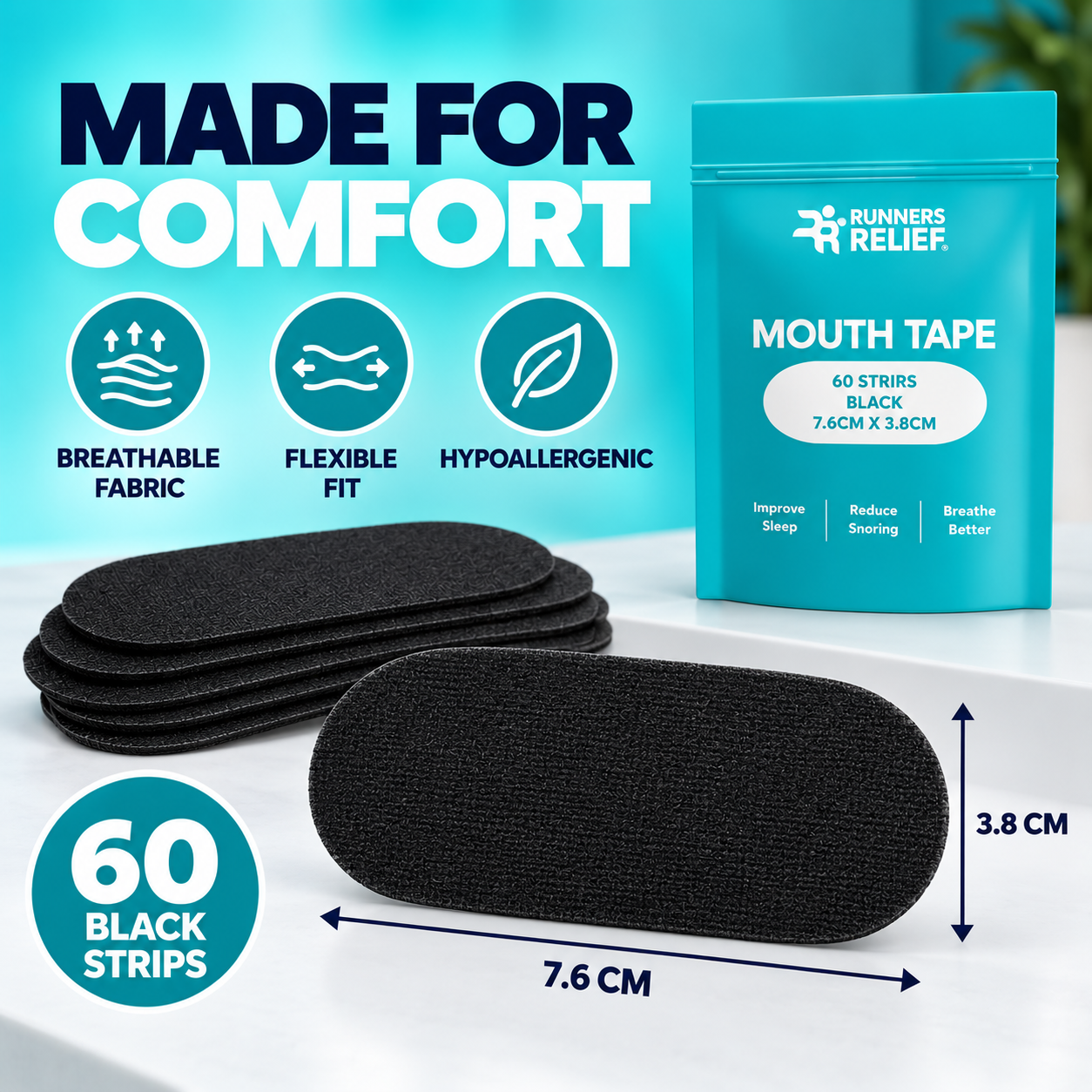 Mouth Tape - 60 Strips