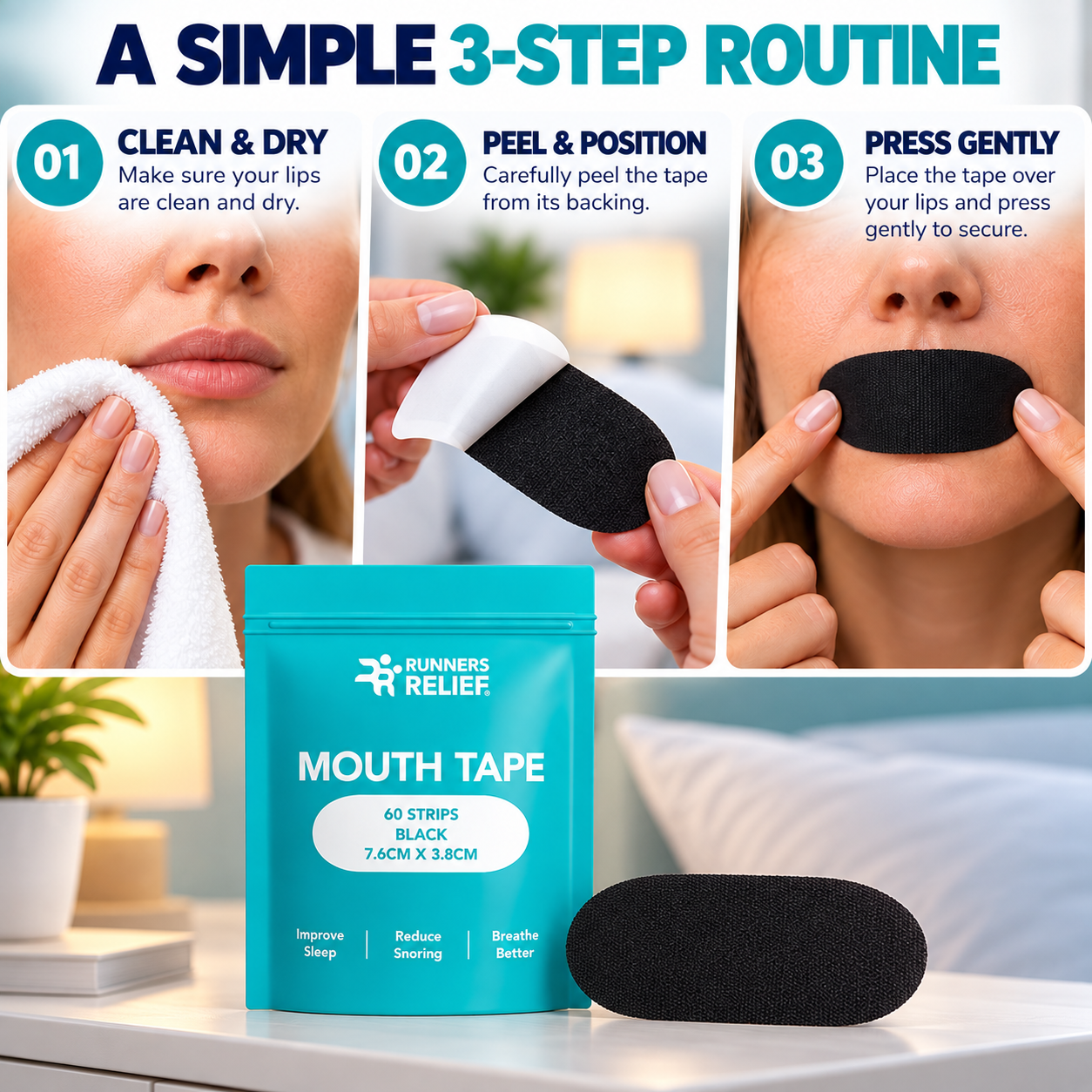 Mouth Tape - 60 Strips